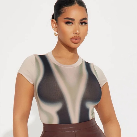 Out Of Body Experience Short Sleeve Bodysuit - Picture 2 of 8